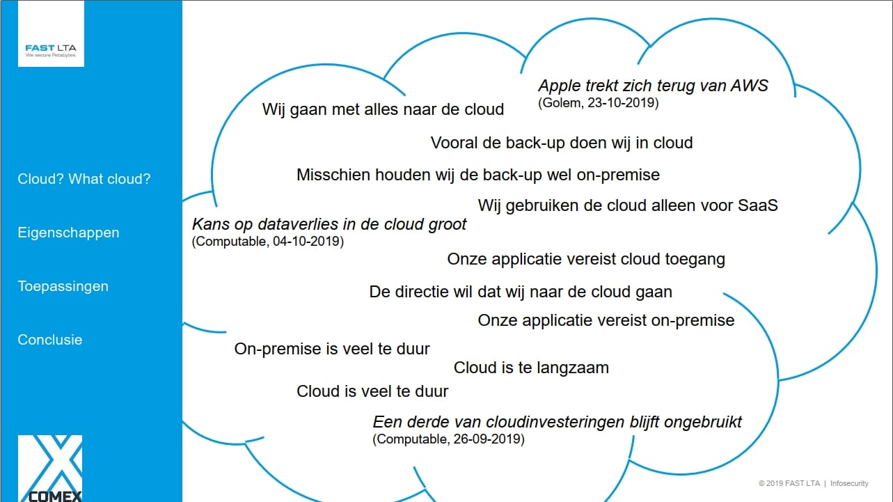 To cloud or not to cloud - is that the question?